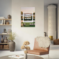 Tableau luxe Dubai Monaco St Tropez - Affiche encadrée villa piscine - Design minimaliste paysage méditerranéen - THREEWORDS³