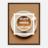 Affiche café motivation - Parfaite pour une ambiance coffee shop moderne.