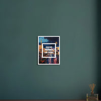 Affiche style Vegas et jeu - Parfaite pour ceux qui aiment le risque et l’adrénaline du succès.