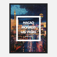 Affiche décoration luxe et gambling - Quand le jeu devient un art de vivre.