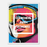 Poster encadré esprit montagne - La touche parfaite pour une décoration hivernale stylée.