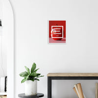 Poster encadré ‘Tradwife’ - Une affiche élégante célébrant la féminité et la tradition avec une touche moderne.