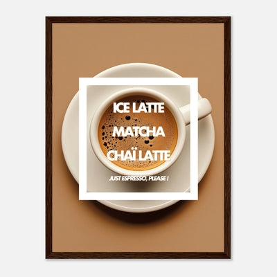 Affiche café motivation - Parfaite pour une ambiance coffee shop moderne.
