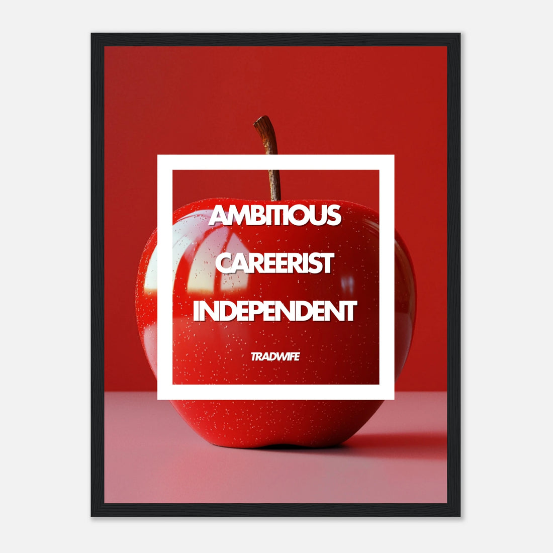 Affiche déco chic et élégante - Un hommage au style tradwife, parfait pour un intérieur raffiné.
