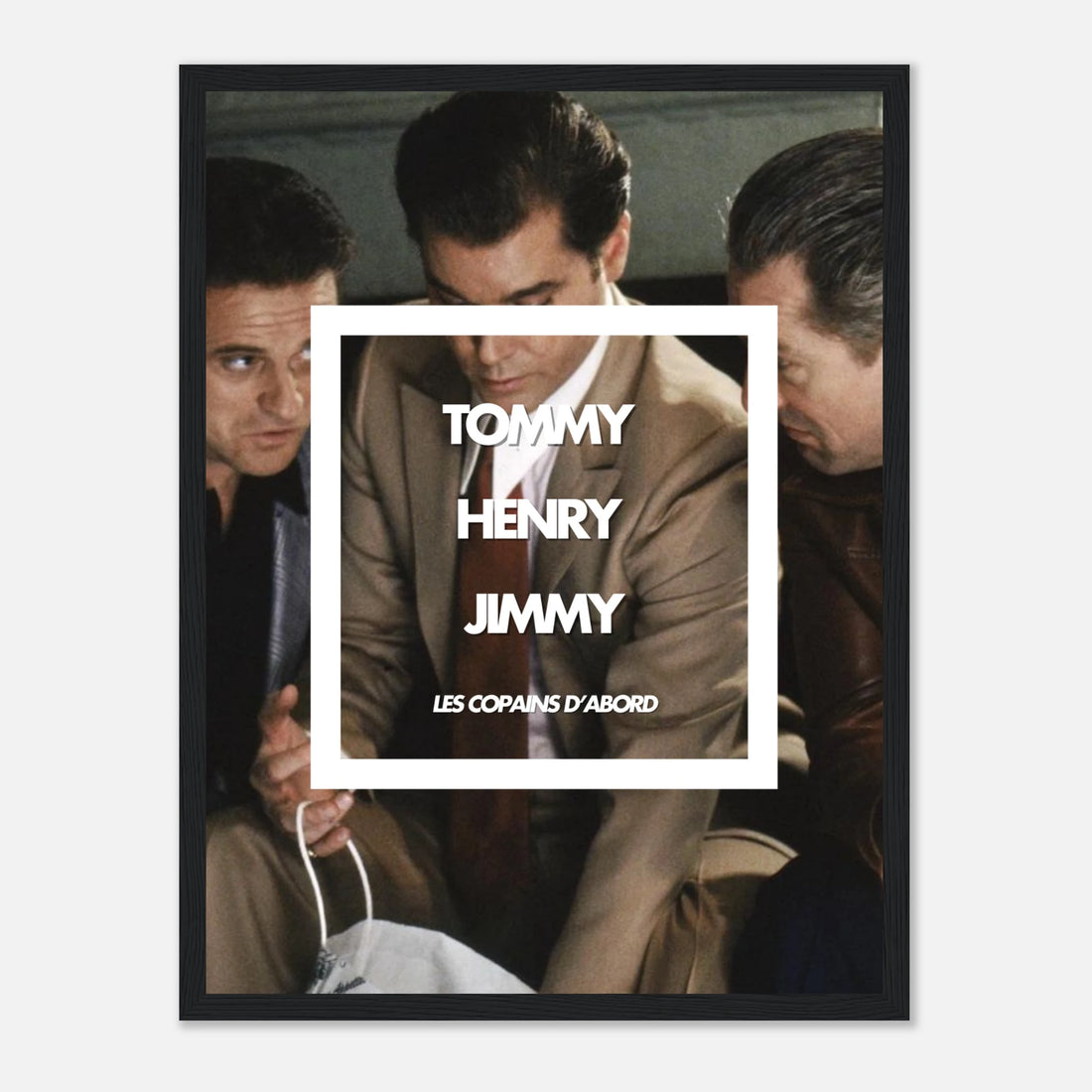 Affiche décorative style Goodfellas - Un hommage aux films cultes sur l’univers du crime.
