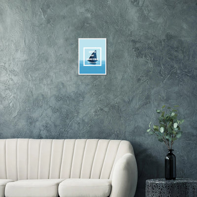 Affiche encadrée inspiration crypto - Un must-have pour tout investisseur en actifs numériques.
