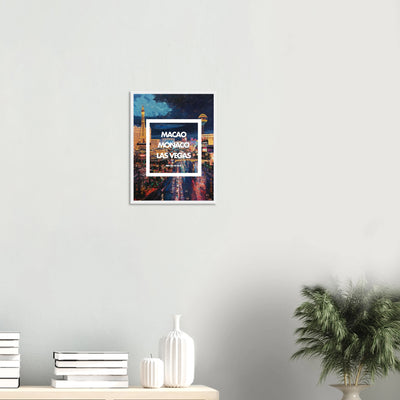 Poster encadré ‘Rien ne va plus’ - Une affiche inspirée du monde du casino et du luxe.

