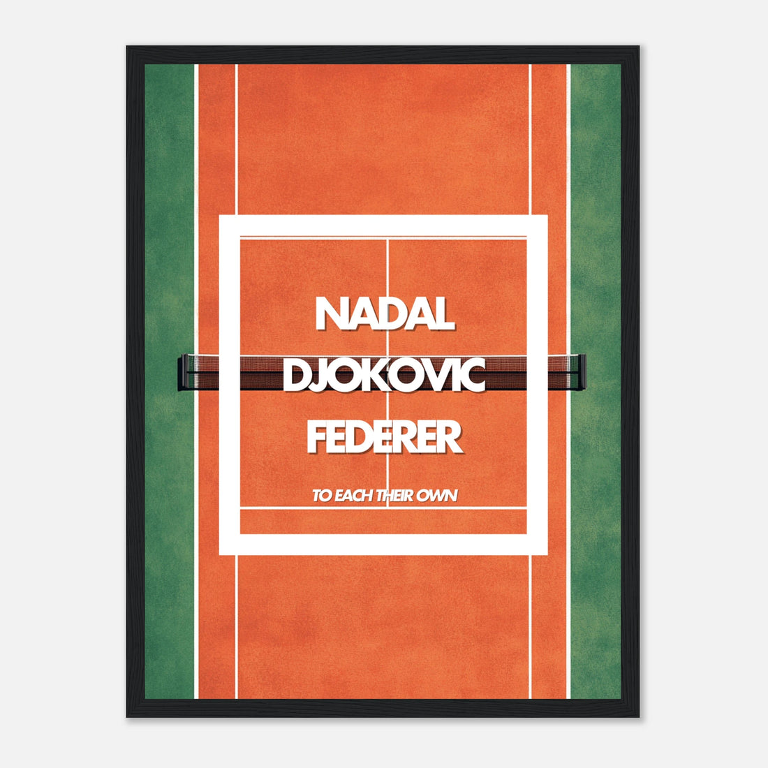 Poster art déco sur le tennis - Quand les légendes du sport rencontrent le design minimaliste pour un intérieur stylé.